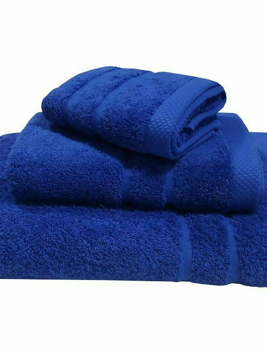 Le Blanc Facecloth 50x95cm. Royal Blue Weight 600gr/m²