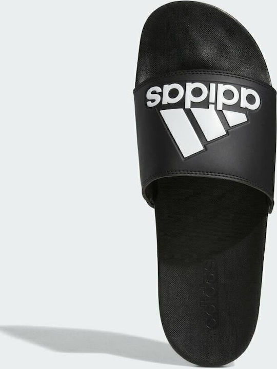 Adilette Cloudfoam Plus Logo Men's Slides Black