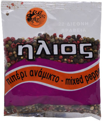 Ήλιος Πιπέρι Ανάμεικτο Χονδρό σε Φακελάκι 50gr