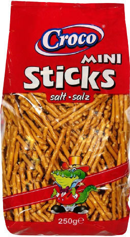 Croco Crackers Mini Sticks με Αλάτι 250gr