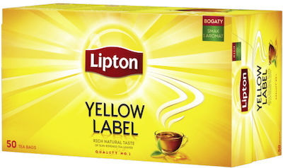 Lipton Black Tea Yellow Label 50 Bags 100gr