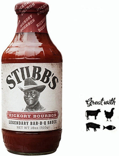 Stubb's Hickory Bourbon Σάλτσα BBQ 510gr