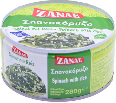 Ζαναε Έτοιμα Γεύματα Σπανακόρυζο 280gr