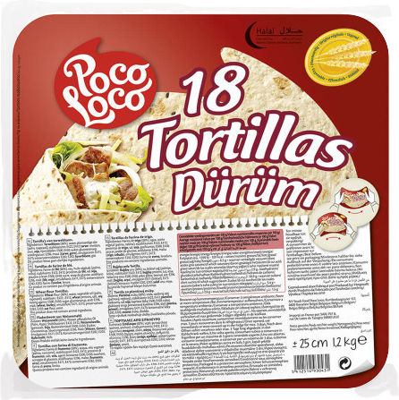 Flavour Factory Τορτίγια Σιταριού 1200gr