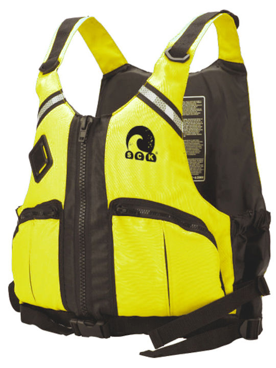 SCK Adults Life Jacket for Water Sports Yellow