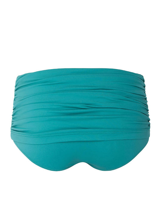 Clio Bikini Slip Ψηλόμεσο Τιρκουάζ