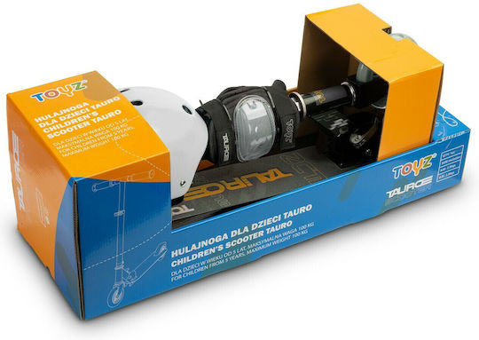 Toyz Παιδικό Πατίνι Αναδιπλούμενο Tauro Δίτροχο Μαύρο