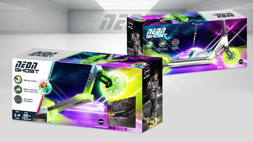 Y Volution Παιδικό Πατίνι Neon Ghost Δίτροχο Μαύρο