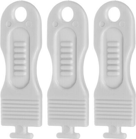 Ruhhy Socket Protective Cover Simple Placement made of Plastic in White Color 2.3x2.3x2.3εκ. 15pcs