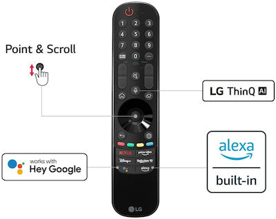LG Smart Τηλεόραση 55" 4K UHD OLED 55A26LA HDR (2022) OLED55A26LA