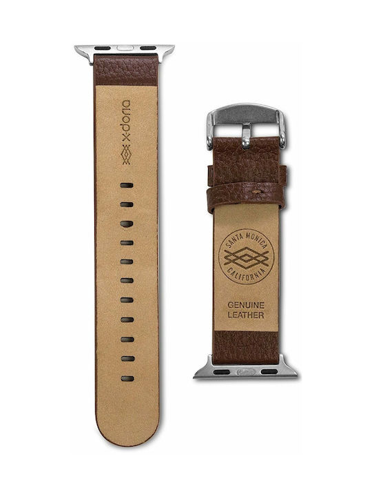X-Doria Lux Λουράκι Δερμάτινο Καφέ (Apple Watch 38/40/41mm)