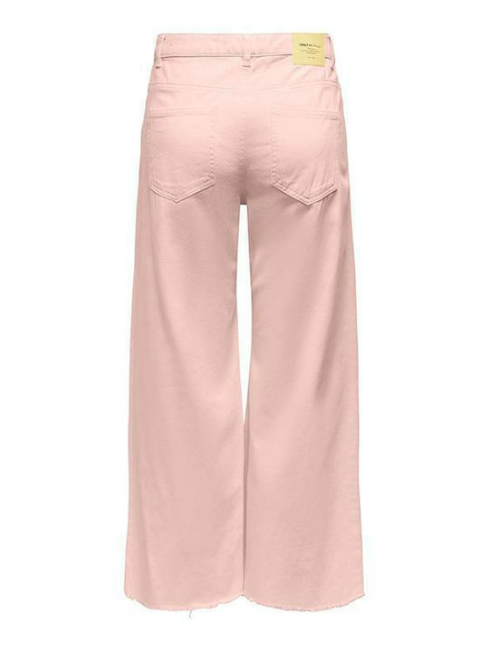 Wide Γυναικείο Jean Παντελόνι Peach Whip