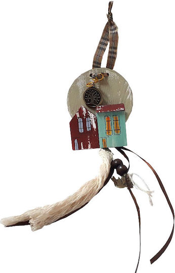 Kapadakis Wood Art Κρεμαστό Σπίτι Ξύλινο