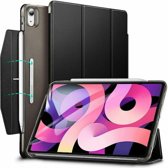 ESR Ascend Flip Cover Δερματίνης / Σιλικόνης Μαύρο (iPad Air 2020/2022)
