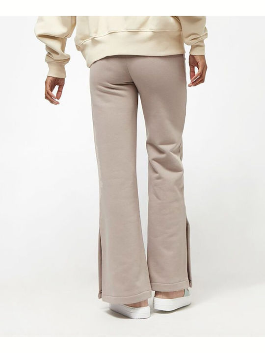 Karl Kani Women's Flared Sweatpants Taupe