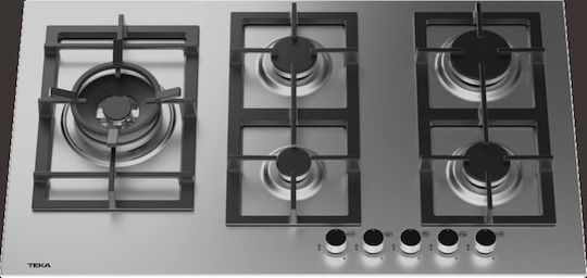 Teka Εστία Υγραερίου Αυτόνομη Inox 86x51εκ. Ασημί