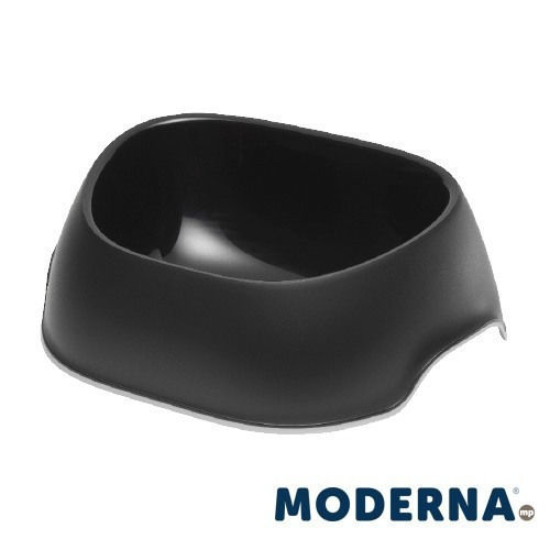 Moderna Sensibowl Πλαστικό Μπολ Φαγητού & Νερού για Σκύλο & Γάτα 1.2lt σε Μαύρο Χρώμα