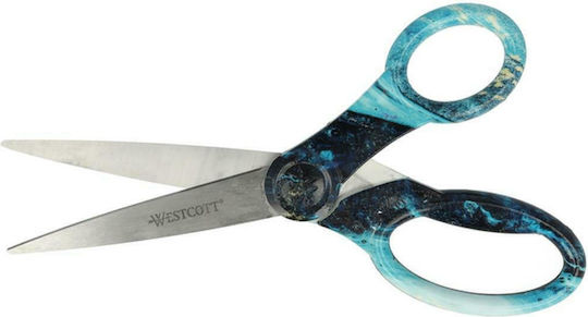 Westcott Scissors 20.4cm with Stainless Steel Blade Blue 1pcs
