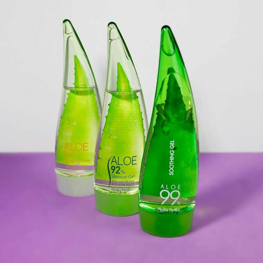 Holika Holika Jeju Aloe Face & Body Care Σετ Περιποίησης για Ενυδάτωση & Καθαρισμό Σώματος 4τμχ