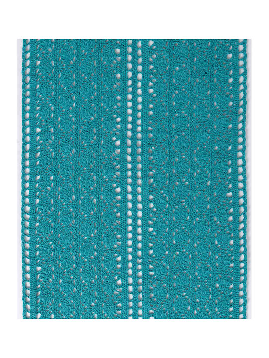 Silk Fashion Ράνερ Βαμβακερό Πλεκτό C210 Seagreen 32x160εκ.