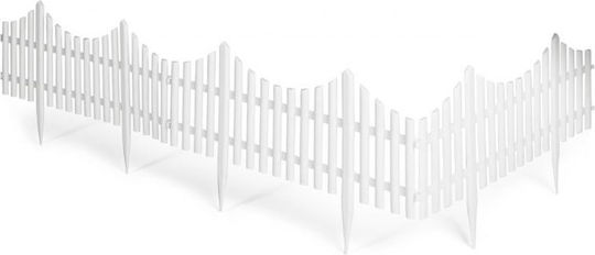 Inkazen Garduri din Plastic în Culoarea Alb 60x32.5cm