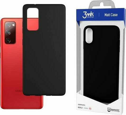 3MK Matt Case Umschlag Rückseite Silikon Schwarz (Galaxy S21 FE 5G)