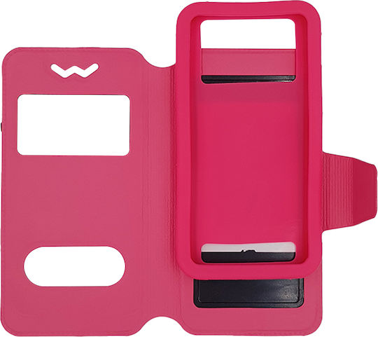 Universal S-View Калъф за книги до 4.3" Фуксия