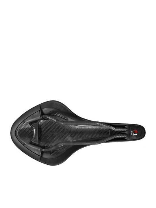Fizik Arione R1 Regular Σέλα Ποδηλάτου Carbon Μαύρη 300 x 130 mm