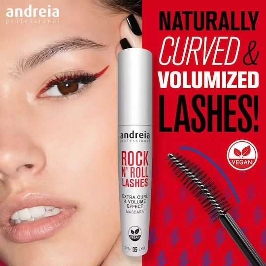 Andreia Professional Rock N Roll Mascara Black 10ml