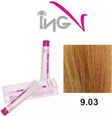 ING Colouring Cream With Fruit Acids 9.03 Ξανθό Π. Ανοιχτό Φυσικό Σοκολατί 100ml