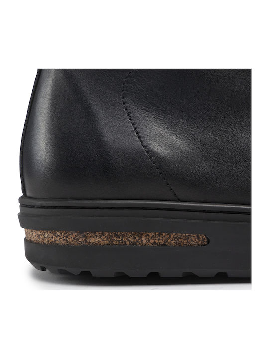 Bend Mid Leather Black Men's Boots