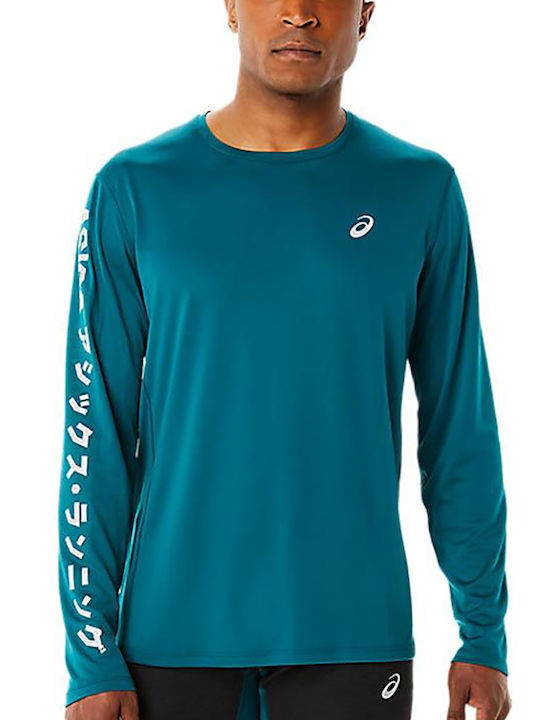 Katakana Athletic T-shirt Petrol Blue