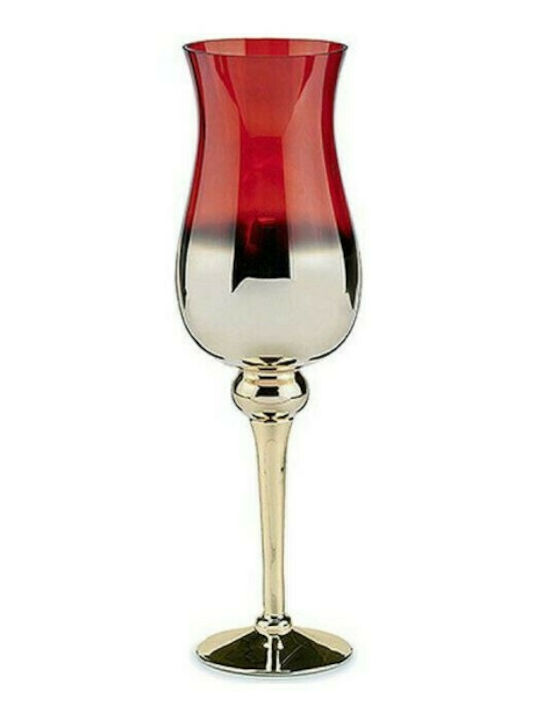 BigBuy Crystal Candle Holder