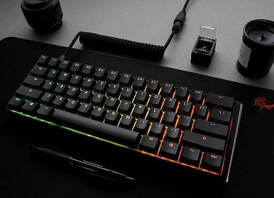 Ducky One 3 Mini Classic Gaming Mechanical Keyboard 60% with Cherry MX Speed Silver switches and RGB lighting (English US)