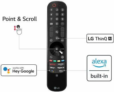 LG Smart Television 55" 4K UHD OLED OLED55C26LD HDR (2022)