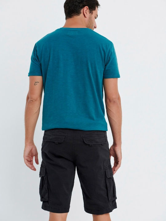 Men's Cargo Monochrome Shorts Black