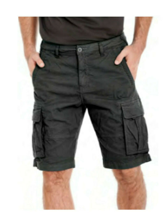 Men's Cargo Monochrome Shorts Black