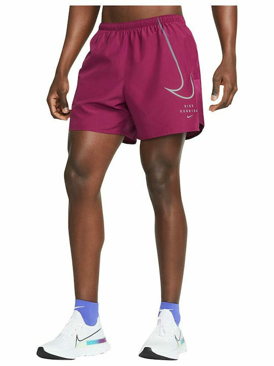 Run Division Challenger Men's Athletic Shorts Dri-Fit Sangria / Doll