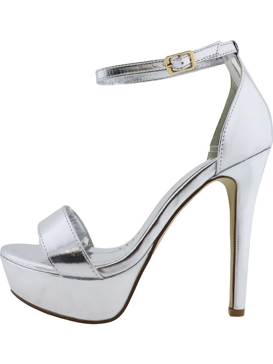 Sandalen Silber