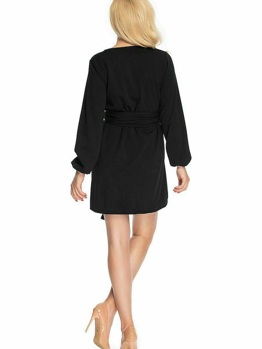 PeeKaBoo Mini Dress Black