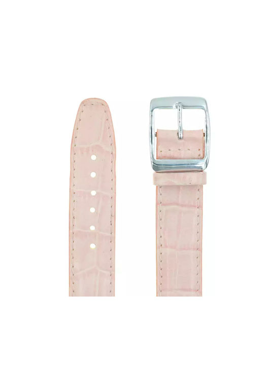 Swatch Δερμάτινο Λουράκι Ροζ 16mm