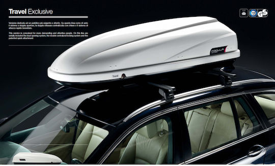 Modula Travel Exclusive Car Roof Box 460lt White