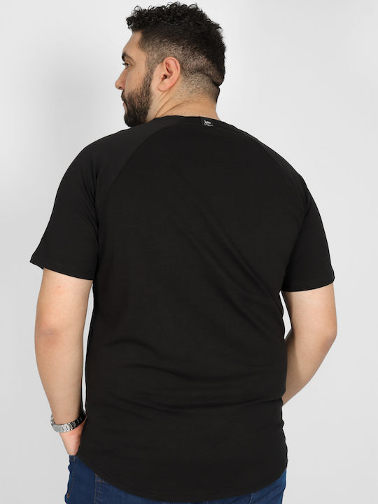 Double Men's Short Sleeve T-shirt Black