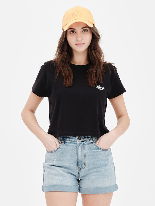 Women's Crop T-shirt Black