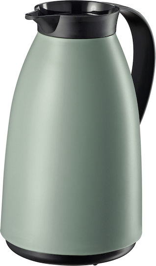 Cilio Glass Thermos Jug 1lt Pistachio