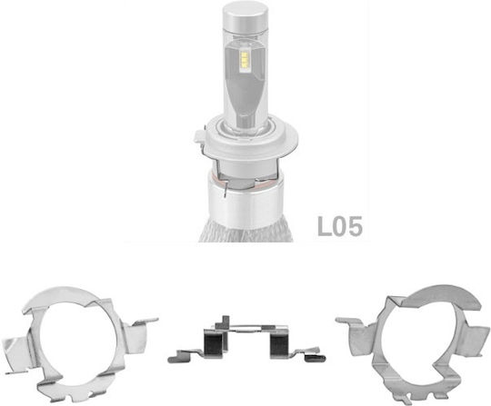 Държачи за автомобилна крушка LED H7 за Nissan Qashqai 2бр.