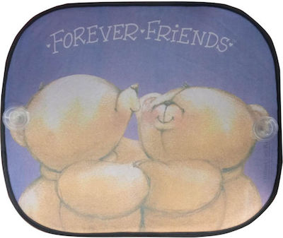 Carner Πλαϊνά Σκίαστρα Αυτοκινήτου Forever Friends 2τμχ