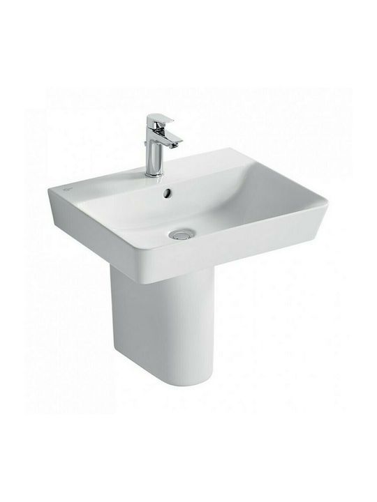 Ideal Standard Connect Air Cube Wall Mounted Wall-mounted Sink Porcelain 55x46x16cm White