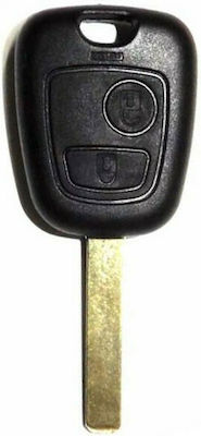 Car Key Shell with Blade with 2 Buttons for Toyota