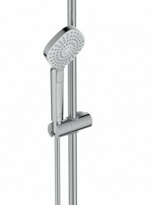 Ideal Standard Ceratherm Στήλη Ντουζ με Μπαταρία 111.7cm Ασημί